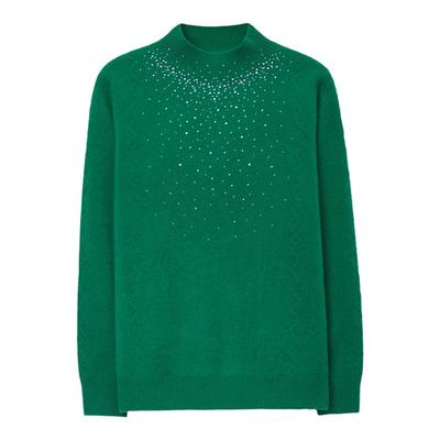 恒源祥半高领全羊毛女打底衫纯色