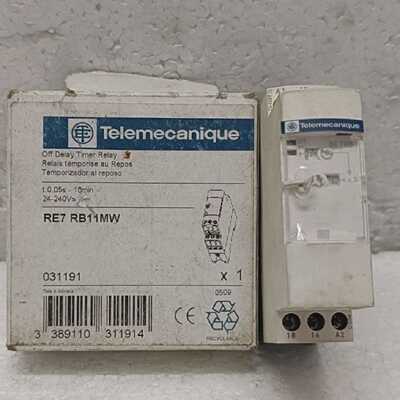TELEMECANIQUE SCHINDER RE7RB11MW OFF DELAY TIMER RELAY FREE