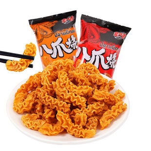 辈儿香八爪烧40g独立麻辣酱爆肉味囤货36包锅巴怀旧办公室童年
