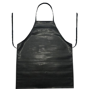 男女加大加厚皮革罩衣防油反穿衣长袖工作服长厨房屠宰PU防水围裙