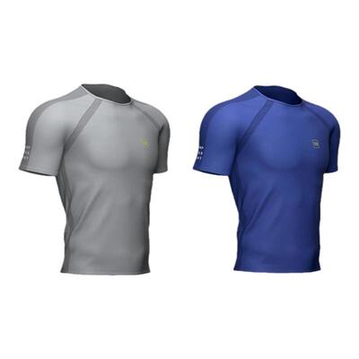 排汗运动短袖compressport宽松