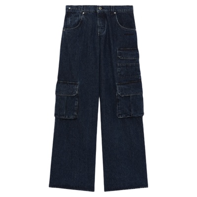 OFF-WHITE™女装阔腿工装牛仔裤长裤190600XN