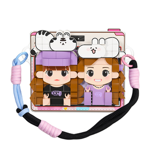 【汪啊虎虎联名】方仔unicus情侣照片定制冰箱贴积木人像生日礼物