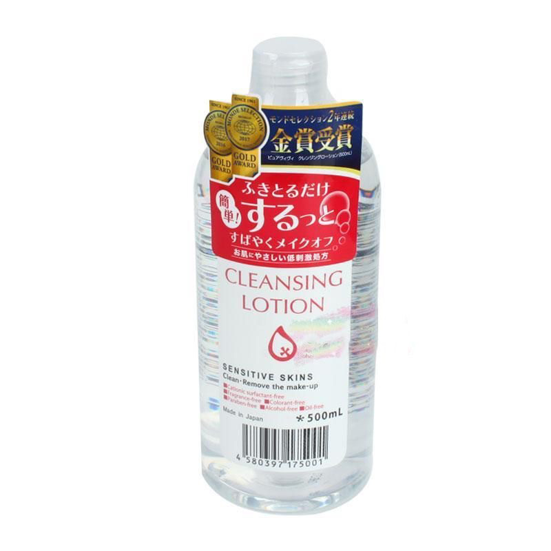 日本Purevivi皇后卸妆水四效合一脸眼唇温和深层清洁卸妆液500ml