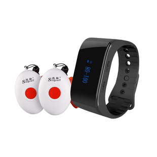 一键呼叫 迅铃医院养老院看护呼叫器 呼叫保姆护工月子中心无线呼叫手环会所病房呼叫铃老人病人孕妇呼救铃