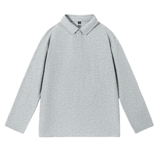 班尼路S&K系列男士重磅长袖polo衫男2025秋冬季新款内搭t恤男款LF