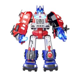 变形玩具男孩子汽车机器人擎天手办模型柱磁吸力合体机甲金刚儿童