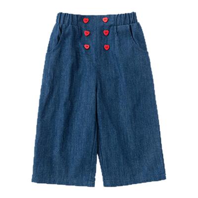 幼歌秋婴幼儿柔软中厚直筒牛仔裤