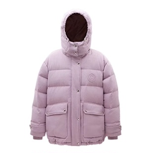 LINCCHIC金羽杰2023冬新款时髦轻奢短款面包服羽绒服女Y23802193