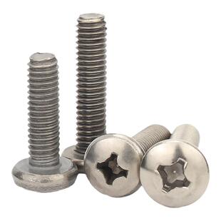 国标TA2纯钛螺丝钛合金盘头十字螺栓圆头螺钉机钉 M2M2.5M3M4M5mm