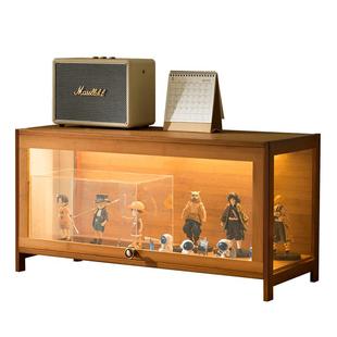 木马人手办展示盒盲盒收纳展示架泡泡玛特透明展示框积木公仔小型