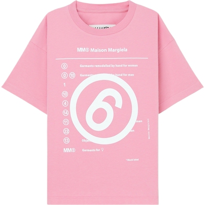 【夏季特惠】MM6 Maison Margiela春夏女童印花棉质平纹布T恤