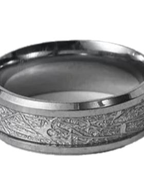 错乱树枝钛钢戒指男潮女小众设计轻奢冷淡风高级情侣男士指环饰品