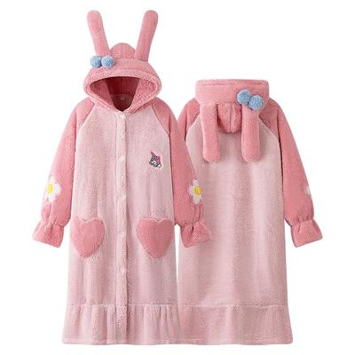 亏本清仓珊瑚绒家居服加厚女