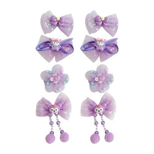 儿童发夹女童头饰小女孩发饰可爱高级感夹子蝴蝶结新款后脑勺发卡