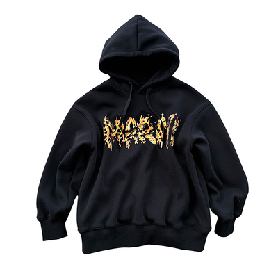 字母保暖卫衣男女通用长袖秋冬