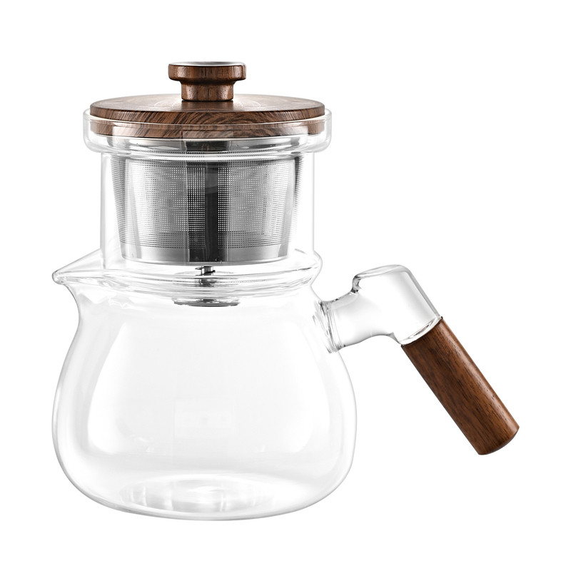 懒人自动按压茶水分离茶具套装