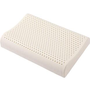 水星家纺泰国原液乳胶枕头枕芯呵护颈椎枕按摩高低枕学生宿舍枕