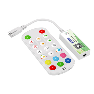 LED灯带调光控制器调色蓝牙RGB七彩模块远程音乐律动模组驱动