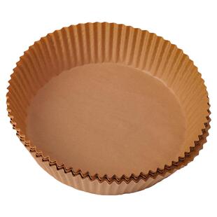 2l3空气炸锅专用纸盘2.5小号方形锡纸吸油纸隔油垫纸15升纸碗砸锅