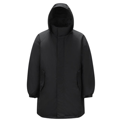 防护外套|森马羽绒服男中长款2024冬季三防连帽外套纯色oversize