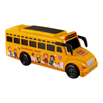 儿童校车玩具仿真巴士模型
