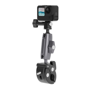 泰迅TELESIN适用insta360ONE X3 GoPro摩托车自行车运动相机骑行支架gopro12/11户外固定夹action3/4车载配件