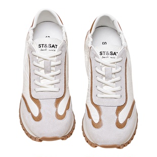 星期内增高阿甘鞋女款轻便软底舒适不累脚休闲小白鞋百搭德训鞋子