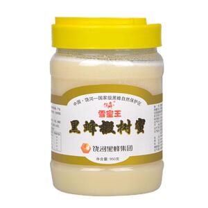 饶峰牌东北黑蜂雪蜜王950g土蜂蜜