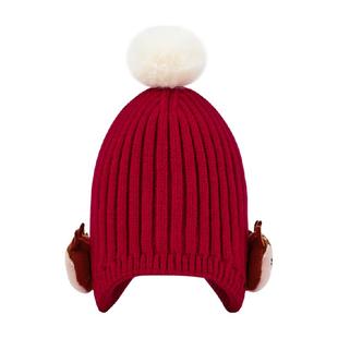 巴拉巴拉儿童帽子男童女童可爱萌趣保暖帽护耳帽厚实舒适温暖冬季