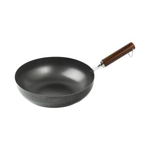 【自营】吉川(YOSHIKAWA)日本进口乡技铁锅炒锅 燃气电磁炉通用