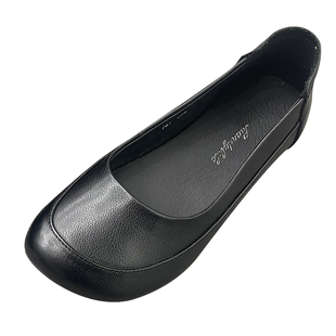 浅口真皮女单鞋2025秋季新款皮鞋四季鞋时尚软底妈妈鞋软面豆豆鞋