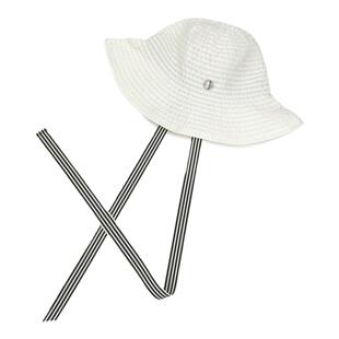 日本正品chapeaud.o*override可折叠绑带防晒编织飘带系带渔夫帽