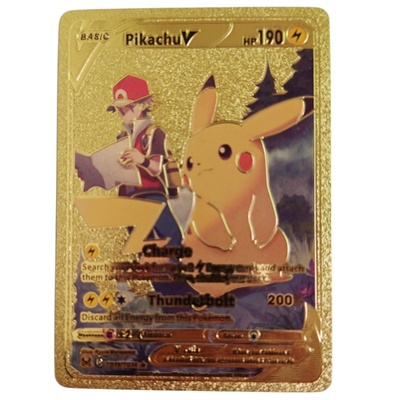 宝可梦金卡皮卡丘vmax神奇宝贝