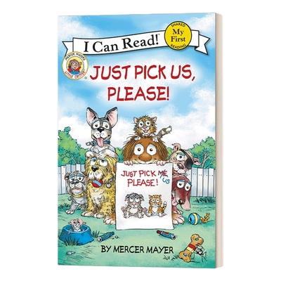 英文原版 Little Critter Just Pick Us  Please! 小怪物系列 快来接我们 My First I Can Read 英文版 进口英语原版书籍