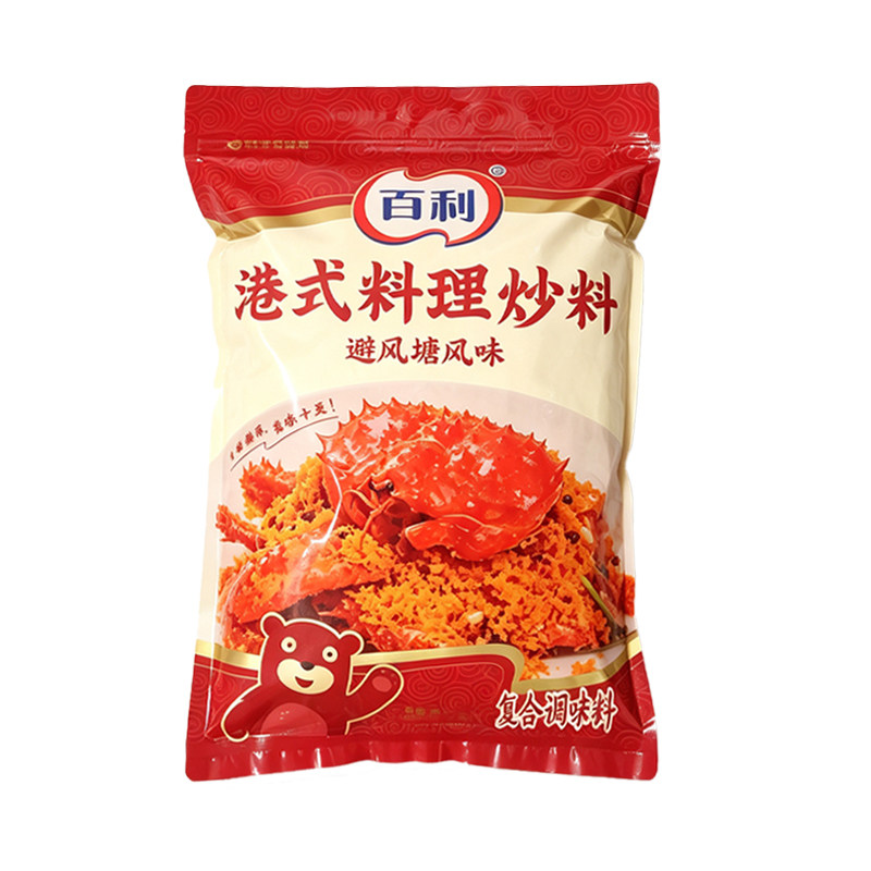 百利港式蒜香避风塘炒料1kg