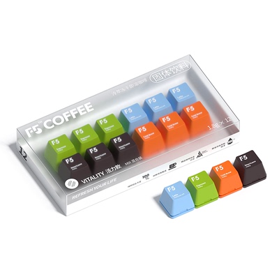 F5超即溶冷萃冻干黑咖啡意式冷萃美式速溶咖啡4风味混合12颗*1.8g