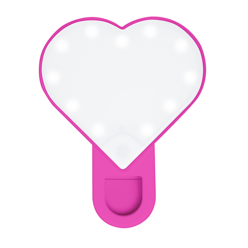 Sweetheart爱心灯LED自拍补光化妆镜轻巧便携充电式美国RIKI
