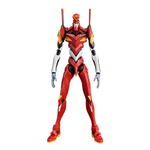 布鲁可传奇版新世纪福音战士EVA2号机模型手办玩具