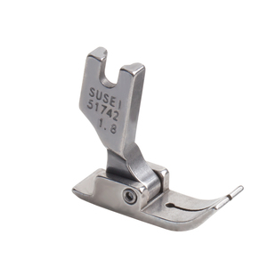 电脑平车防跳线压脚车针织薄料弹性面料拼缝平整专用小孔针眼压脚