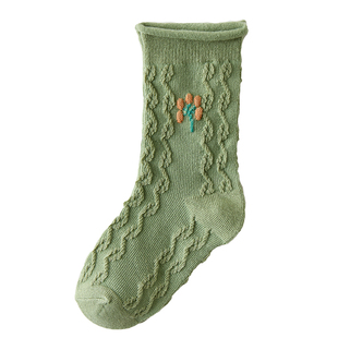 袜子女童春秋冬款纯棉中筒韩ins潮洋气儿童女宝宝学生秋冬季童袜