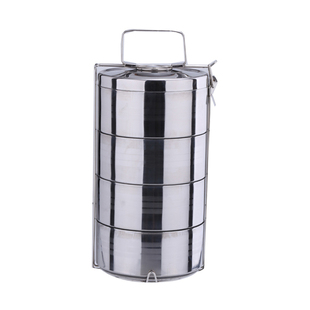 不锈钢多层饭盒保温饭盒分层餐盒学生饭盒成人便当盒大容量三四层