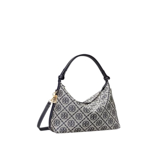 TORY BURCH 汤丽柏琦 T MONOGRAM提花MELLOW肩背包185925