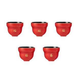 故宫淘宝｜五福茶具茶杯套装五福杯礼盒文创乔迁新居新婚生日礼物
