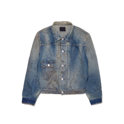 FOGXX VINTAGE富二代ERD巴恩风重磨洗做I旧美式复古夹克牛仔外套