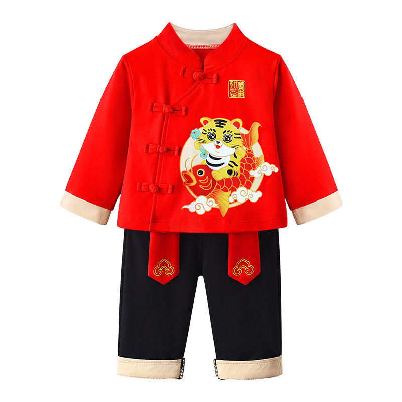 男宝宝一周岁宴礼服夏季
