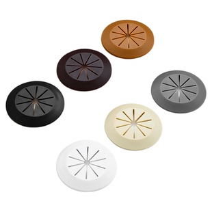 电脑桌穿线孔盖柜子孔洞遮盖衣柜橱柜透气孔盖40mm75mm圆孔保护圈