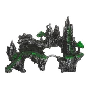 鱼之家鱼缸造景假山真石头水族装饰小摆件仿真鱼缸里的摆件假山石
