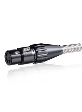 日本古河XLR4PIN四芯平衡插头