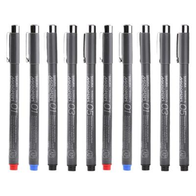 不掉色！樱花油性针管笔瓷器专用